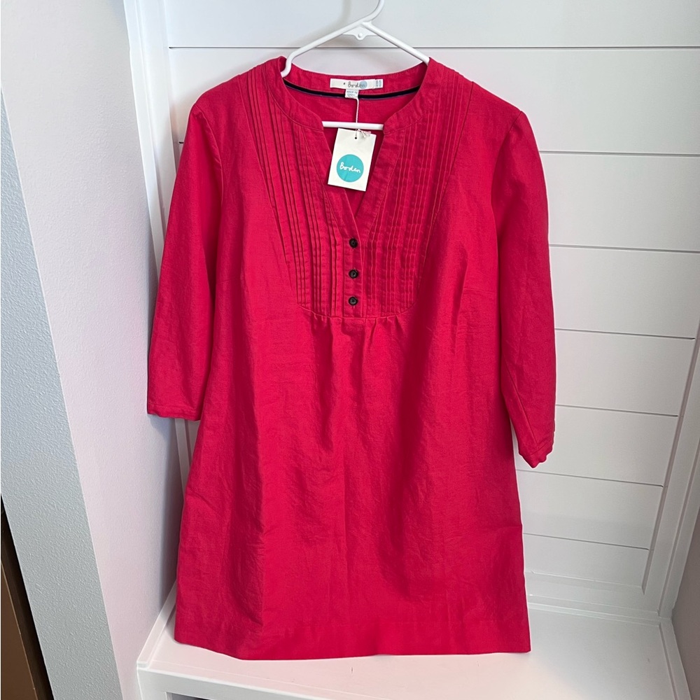 Brand new Boden cotton/linen shift dress